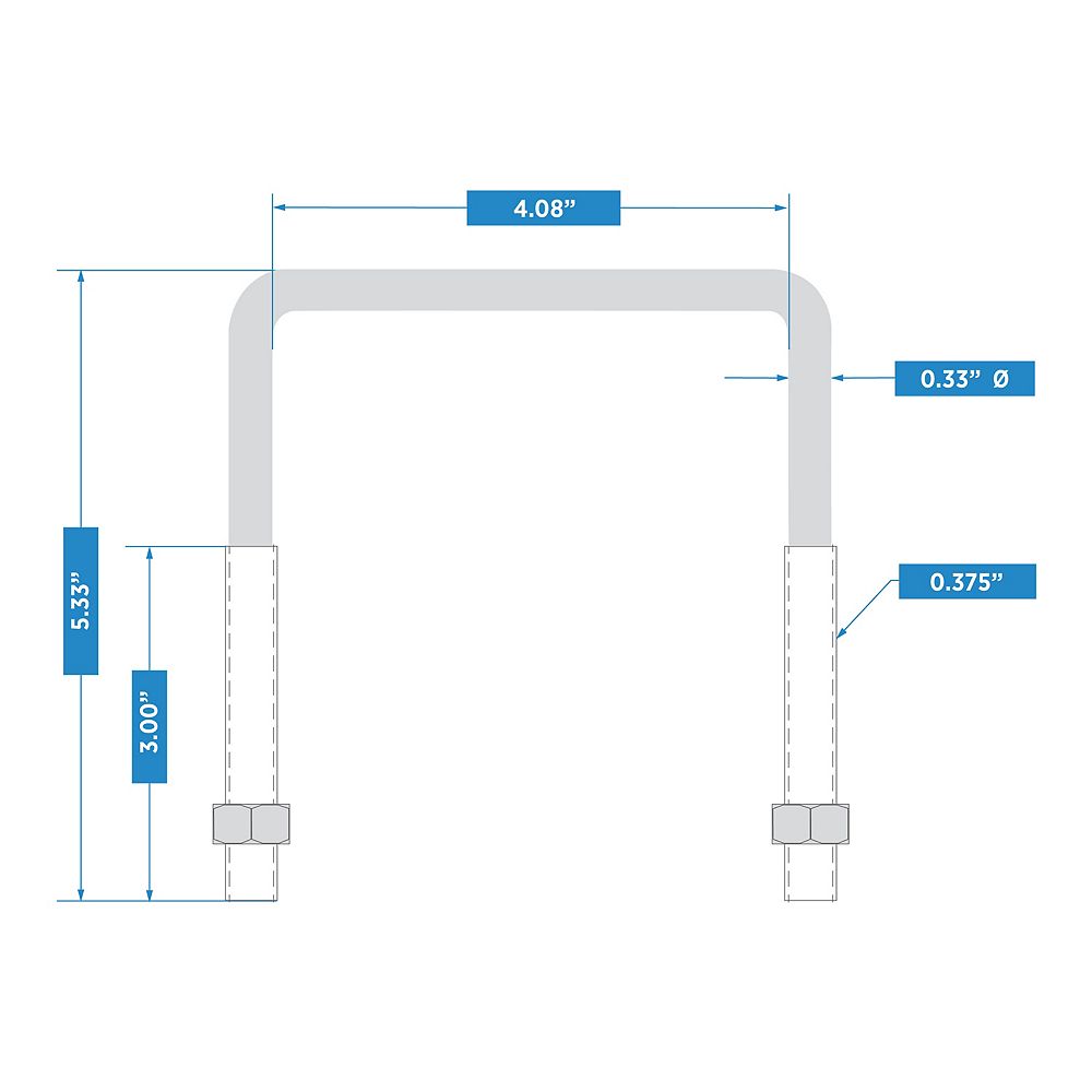 Supplementary Image for Square U Bolt