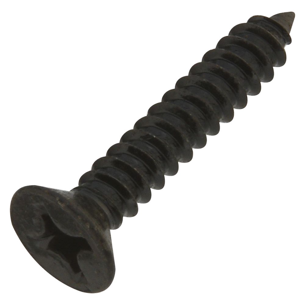 Wood screw. Винт для дерева. Винт по дереву. Screw head Black. GRABBERGARD.