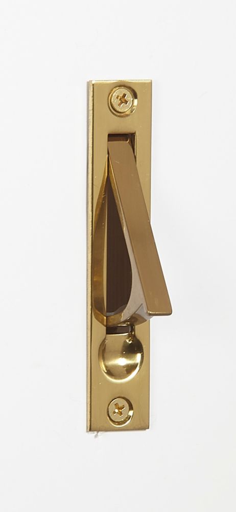 National Hardware 2.75-in Satin Brass Pocket Door Pull