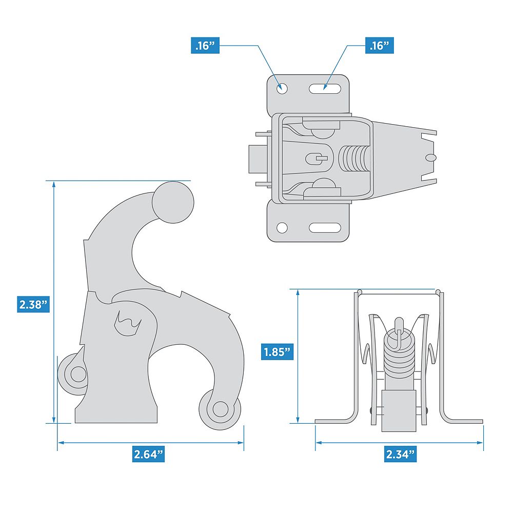 Supplementary Image for Half Turn Button
