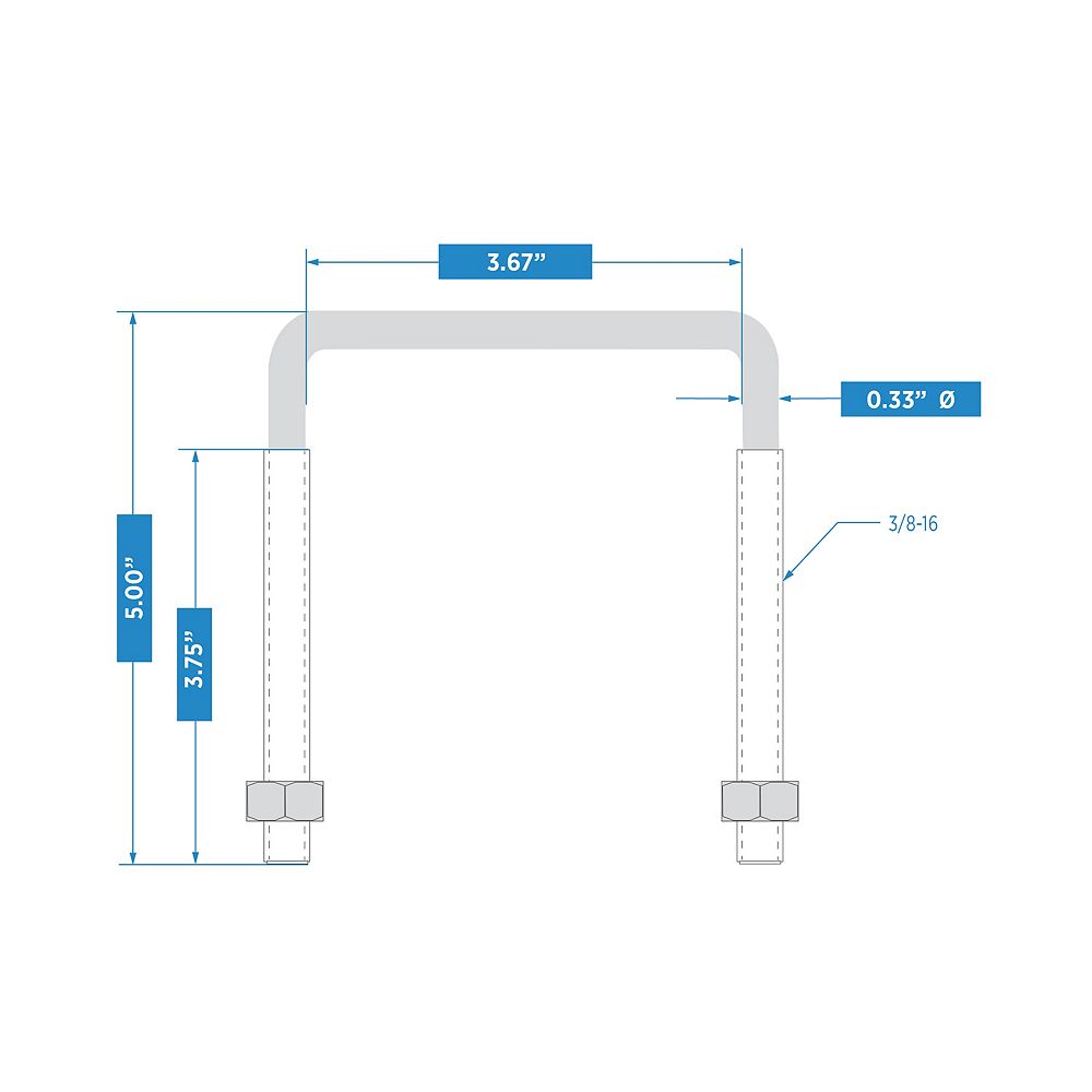 Supplementary Image for Square U Bolt