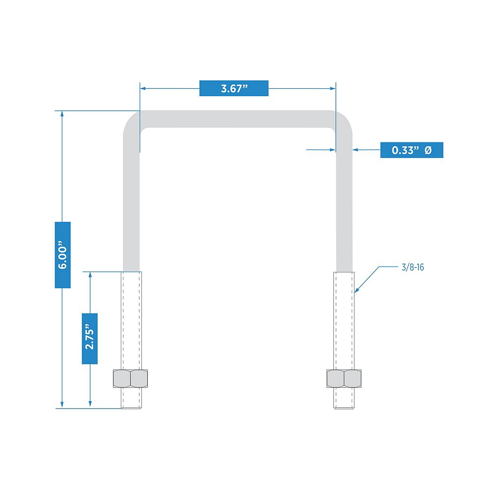 Supplementary Image for Square U Bolt