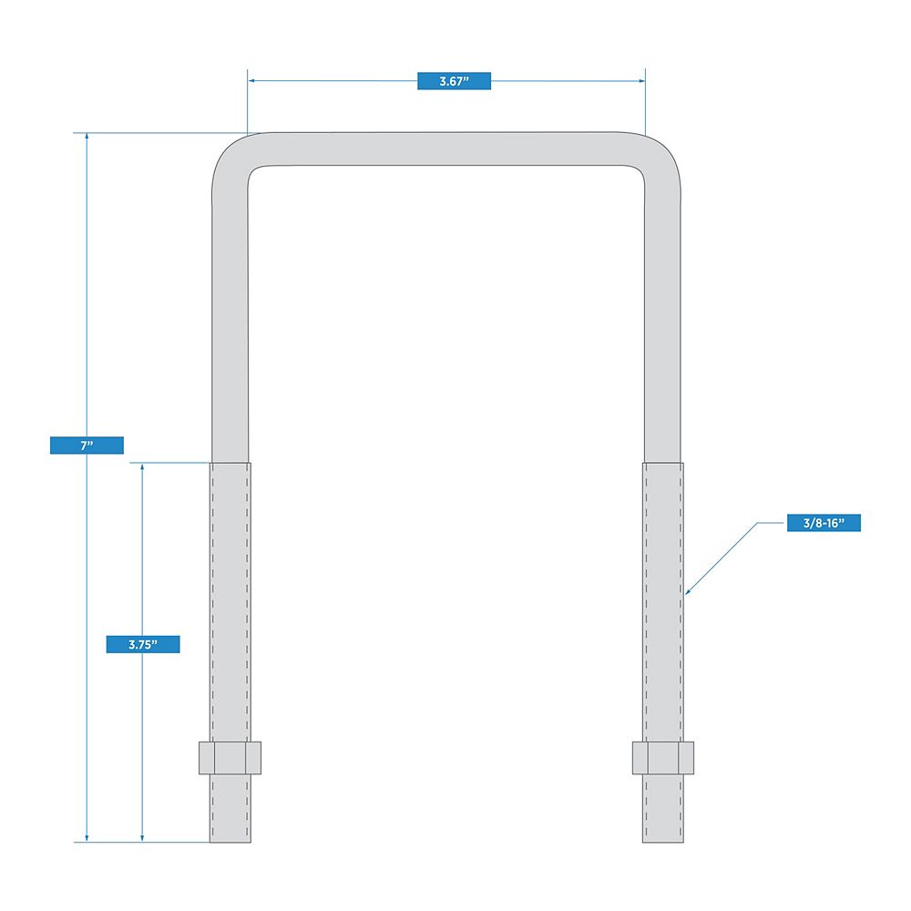 Supplementary Image for Square U Bolt