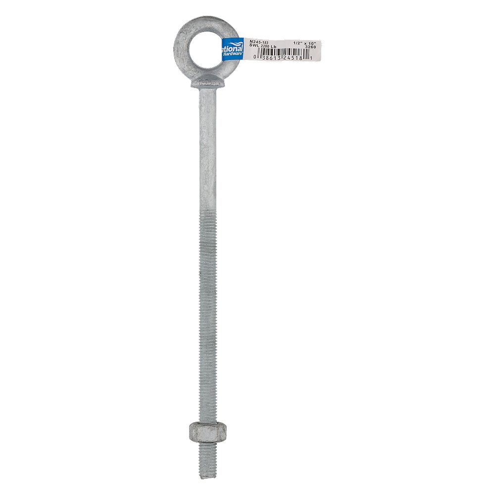 Eye Bolt - Galvanized N245-183 | National Hardware