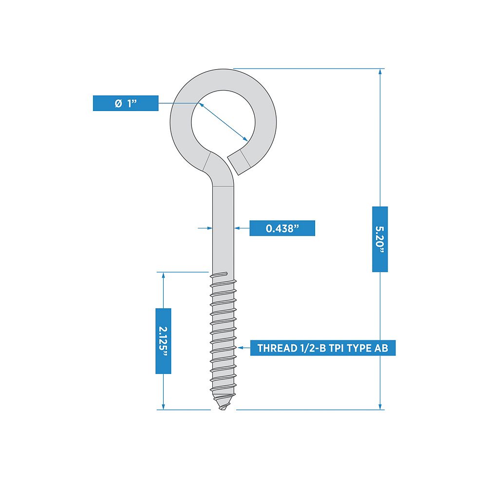 Supplementary Image for Lag Screw Eyes