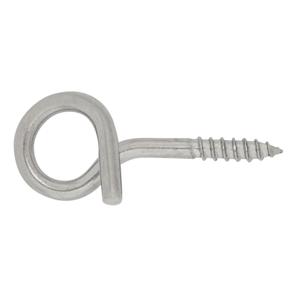 Stainless Steel Hooks Screw in Eyelets Corrosion Resistance Hook Hoop Marine