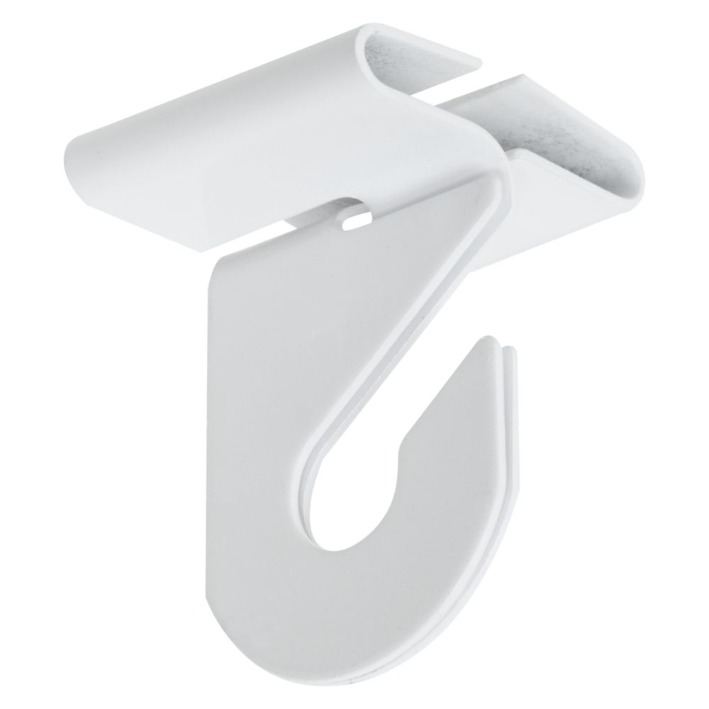 National Hardware National White Vinyl-Coated Ceiling Hook (2-Pack)