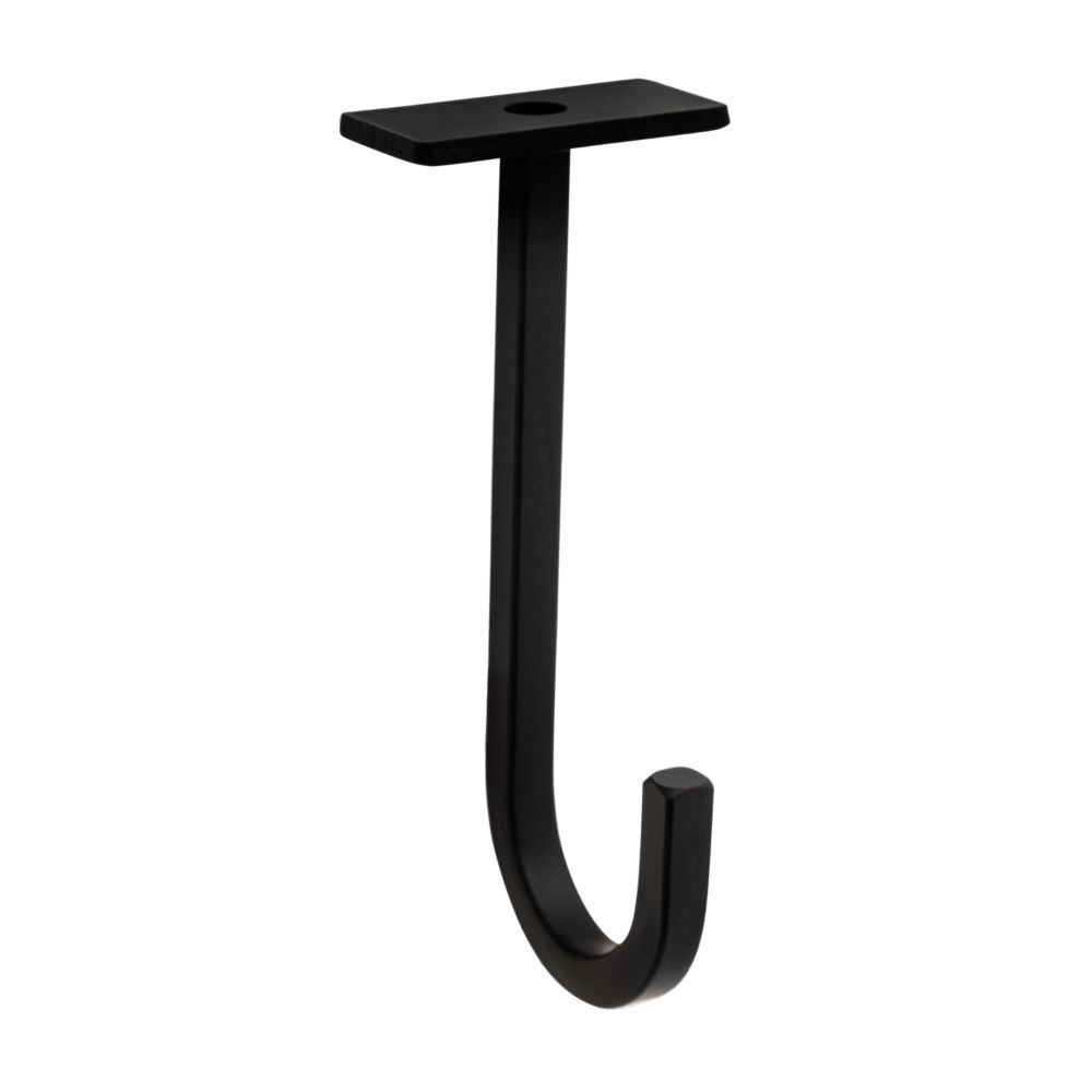 National 6 in. Black Ceiling Hook