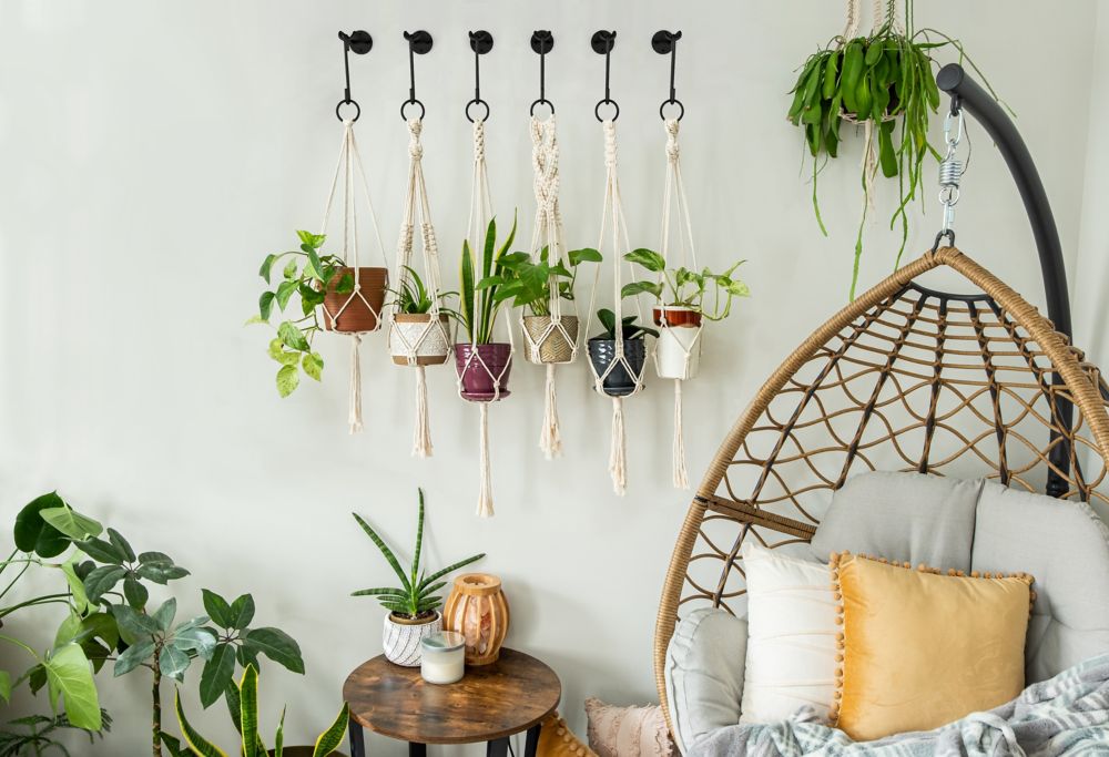 artificial plants hanging FERN HANGING PLANT 2PCS – Chan's Silk Flowers, inc main image 1
