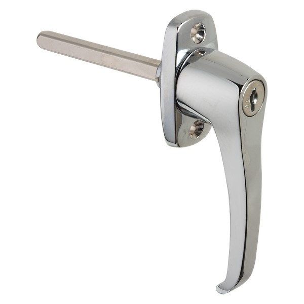 Universal Locking L-Handle - Chrome N280-636 | National Hardware