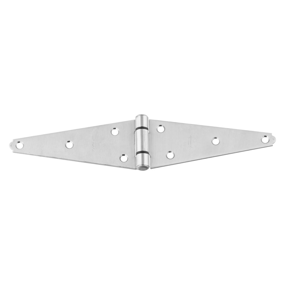 Hardware Essentials 12 in. Heavy Strap Hinge in Zinc-Plated (5