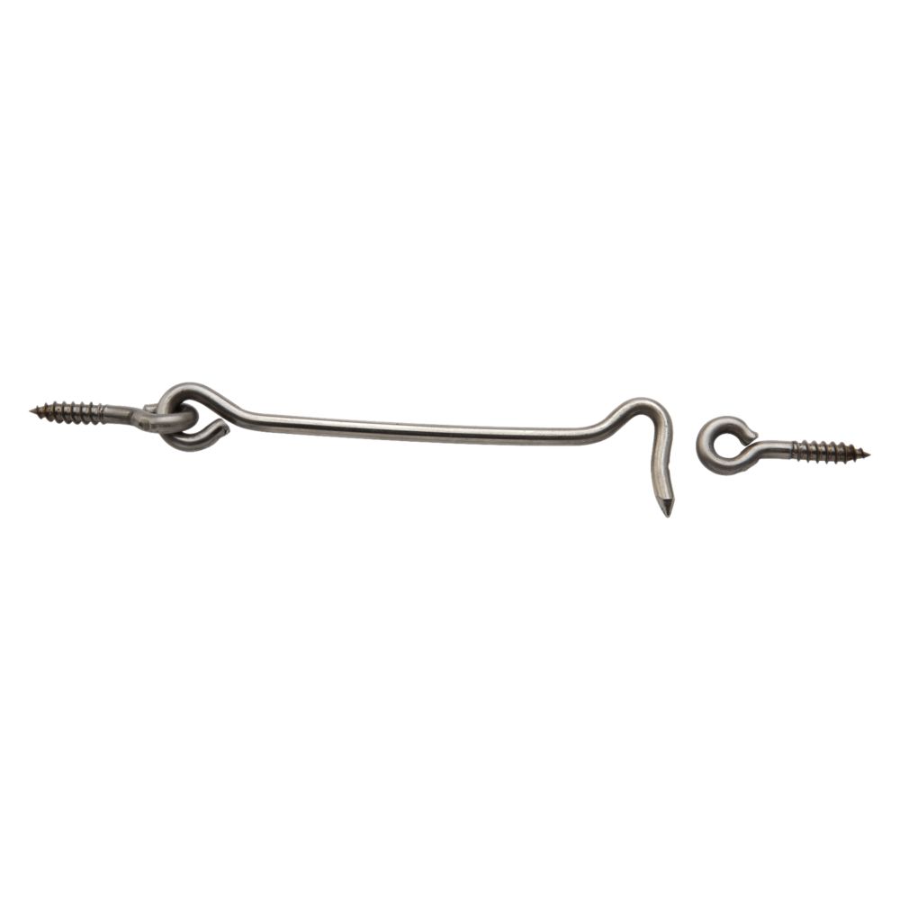 National Hardware N348-409 Hook & Eye, Stainless Steel, 3