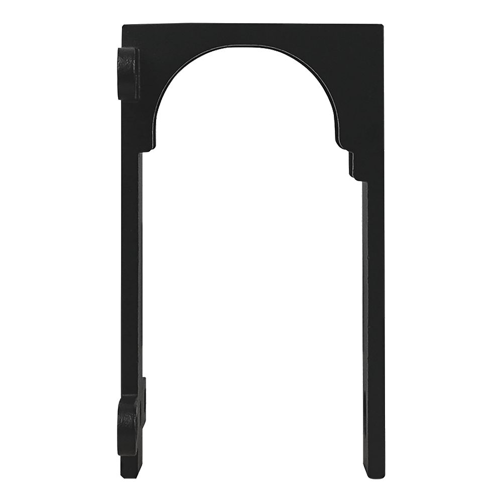 National V1020 Matte Black Barn Door Privacy Hook N700153, 1 - Baker's