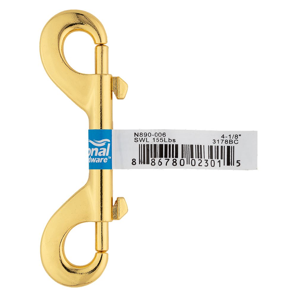 National Hardware Solid Bronze Double Bolt Snap