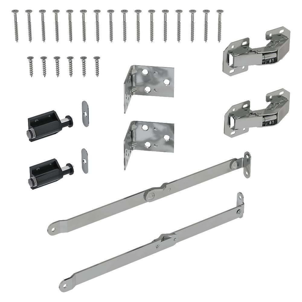 Clipped Image for Fold Down Wall Organizer Hardware Kit