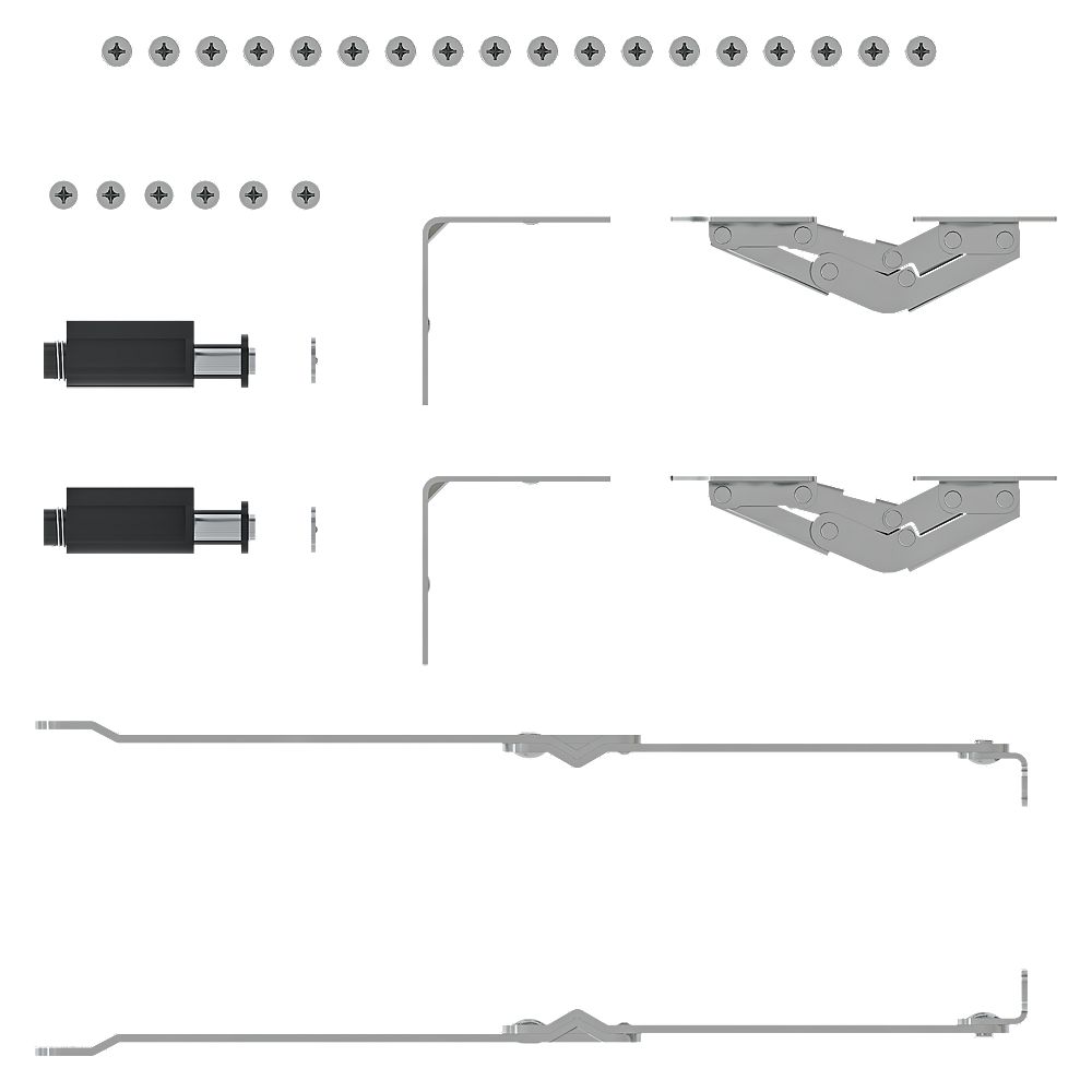 Clipped Image for Fold Down Wall Organizer Hardware Kit