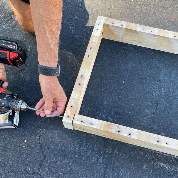 Rustic Pallet Shelf