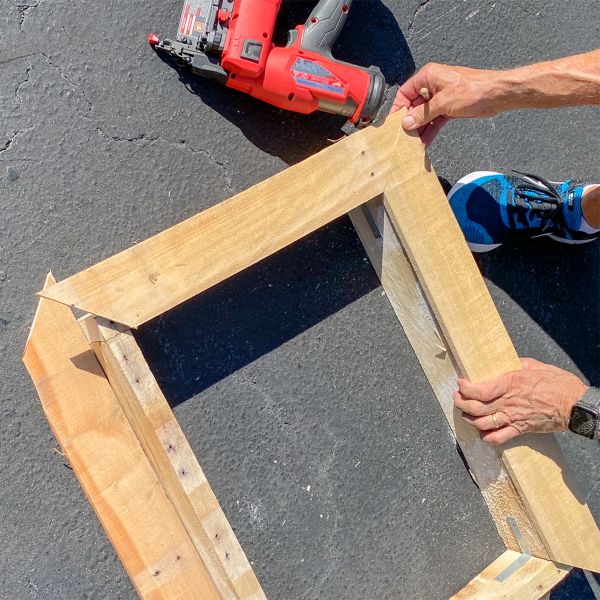 Rustic Pallet Shelf