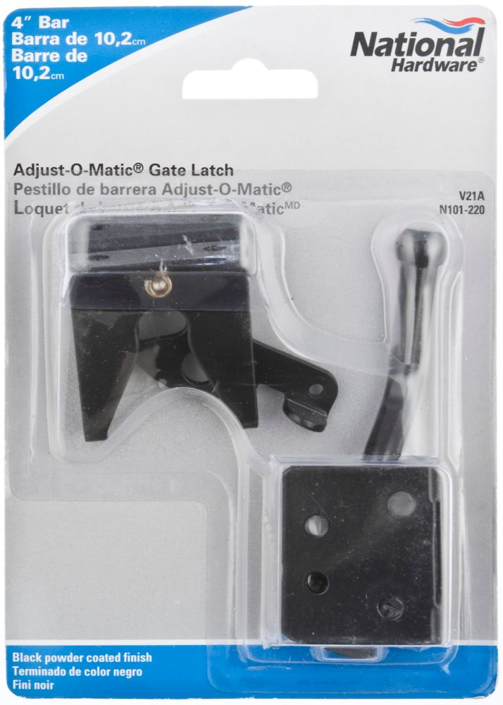 Adjust-O-Matic® Latch - Black N101-220 | National Hardware