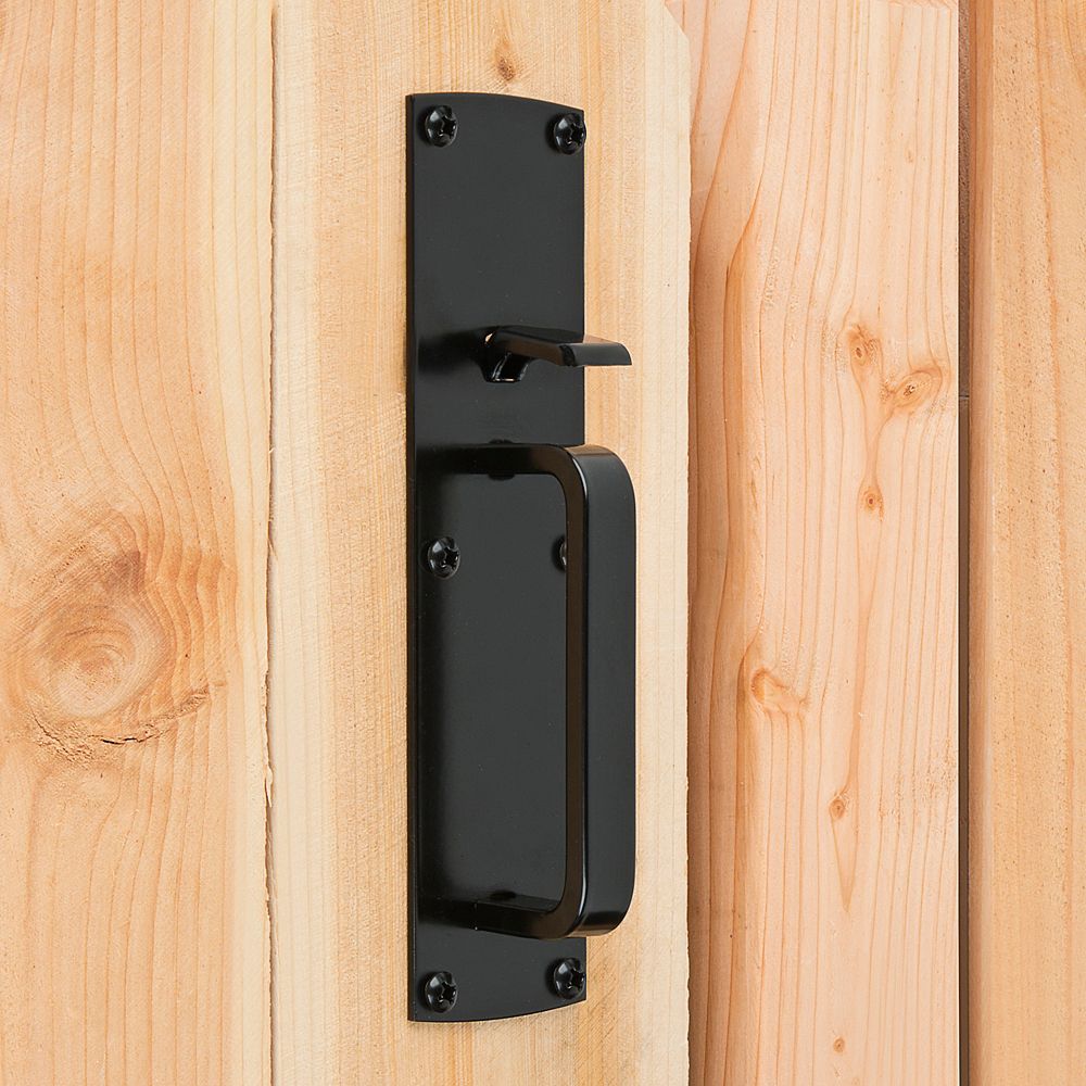 Gate Thumb Latch - Black N109-050 | National Hardware