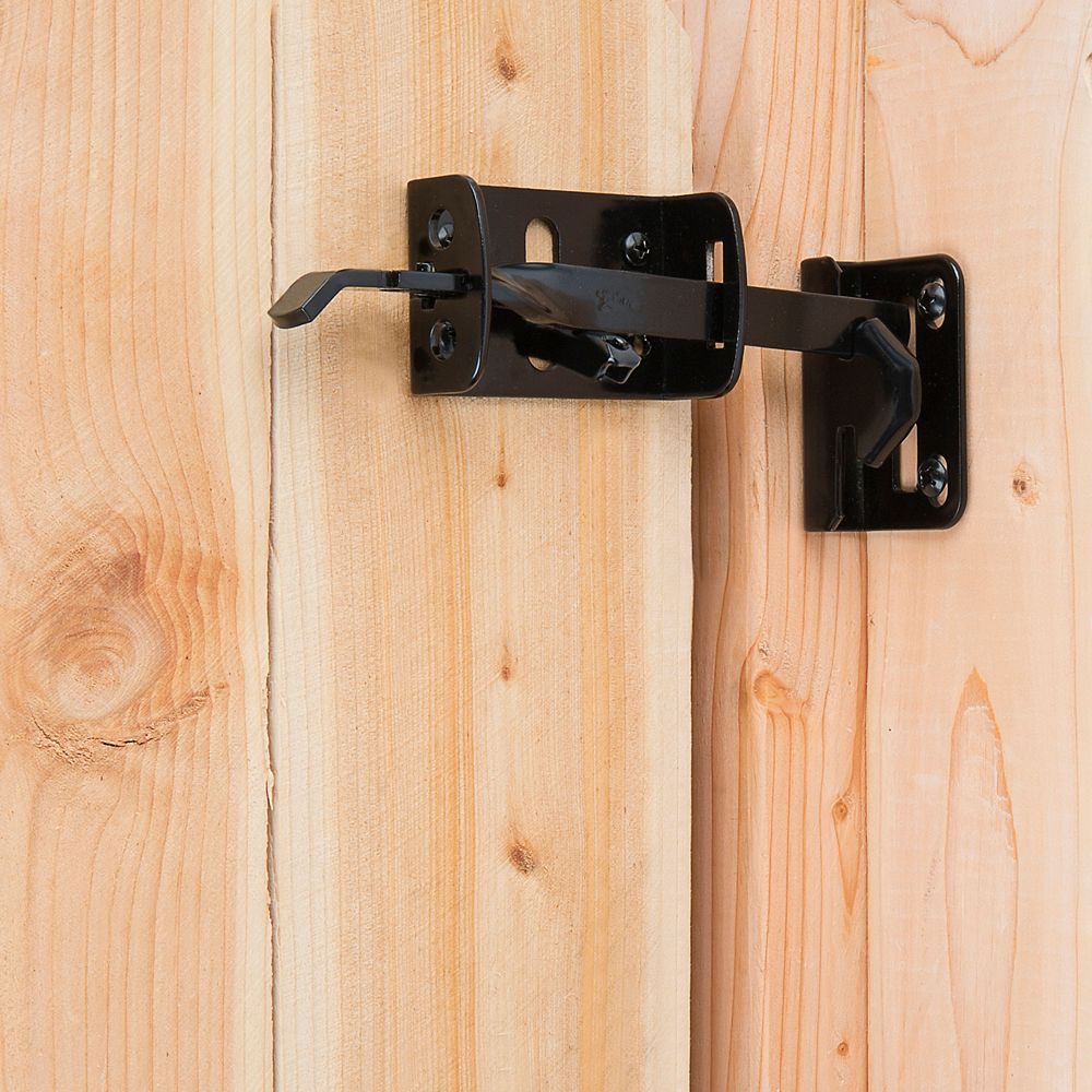 Gate Thumb Latch - Black N109-050 | National Hardware