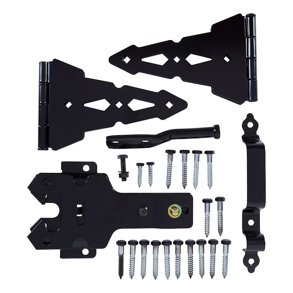 Clipped Image for Deluxe Latches Decorative Strap Hinges Gate Kit