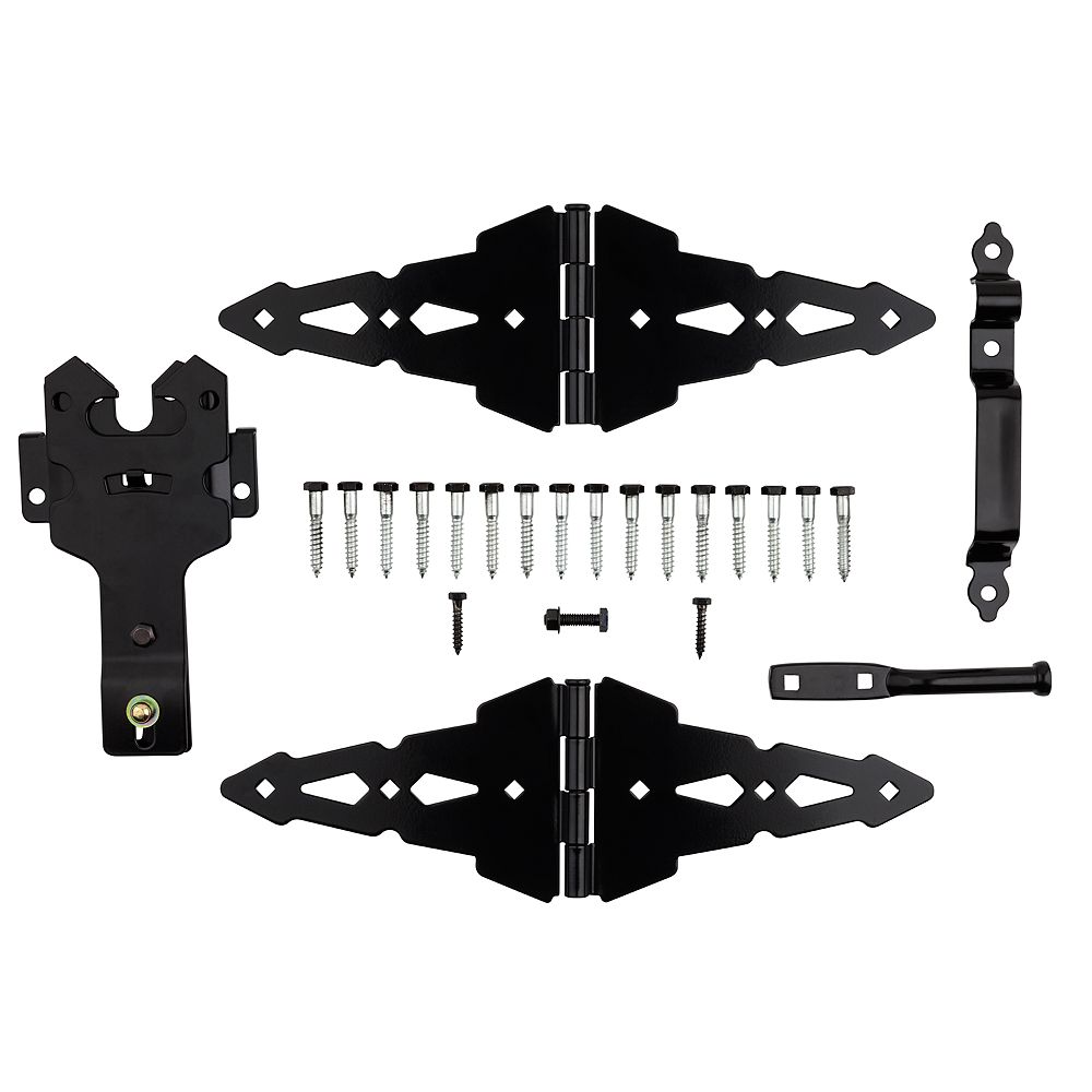 Clipped Image for Deluxe Latches Decorative Strap Hinges Gate Kit
