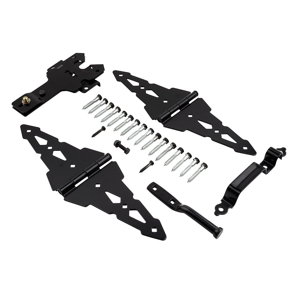 Clipped Image for Deluxe Latches Decorative Strap Hinges Gate Kit