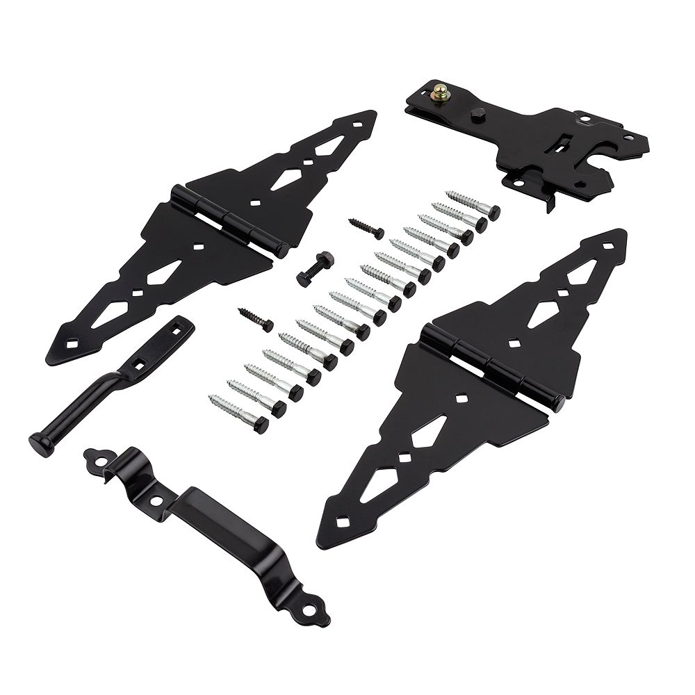 Clipped Image for Deluxe Latches Decorative Strap Hinges Gate Kit