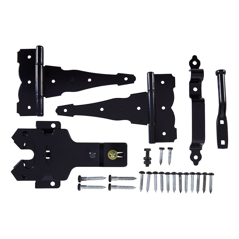 Clipped Image for Deluxe Latches Decorative T-Hinges Gate Kit