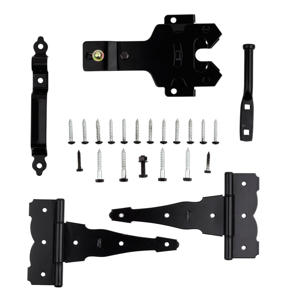 Primary Product Image for Deluxe Latches Decorative T-Hinges Gate Kit