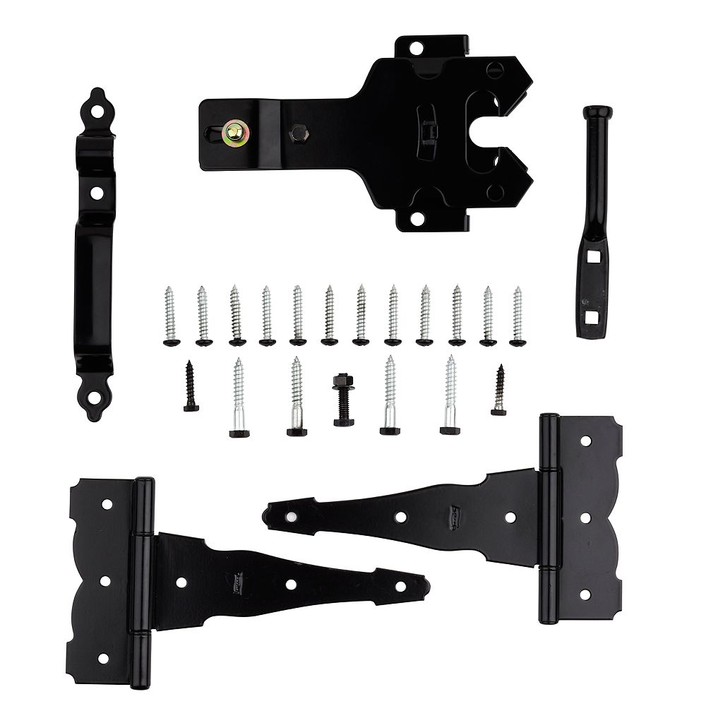 Clipped Image for Deluxe Latches Decorative T-Hinges Gate Kit