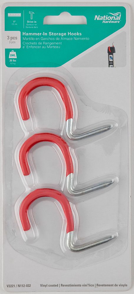 PackagingImage for Hammer-In Storage Hooks