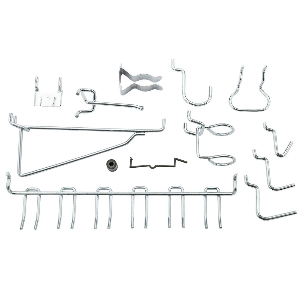 National Hardware N187-740 Single Heavy Duty Pegboard Hook 10 Inch Zinc  Plated Steel Bulk: Pegboard Hooks & Accessories Outlet (038613180857-3)