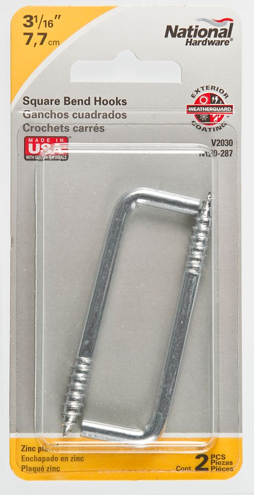 PackagingImage for Square Bend Hooks