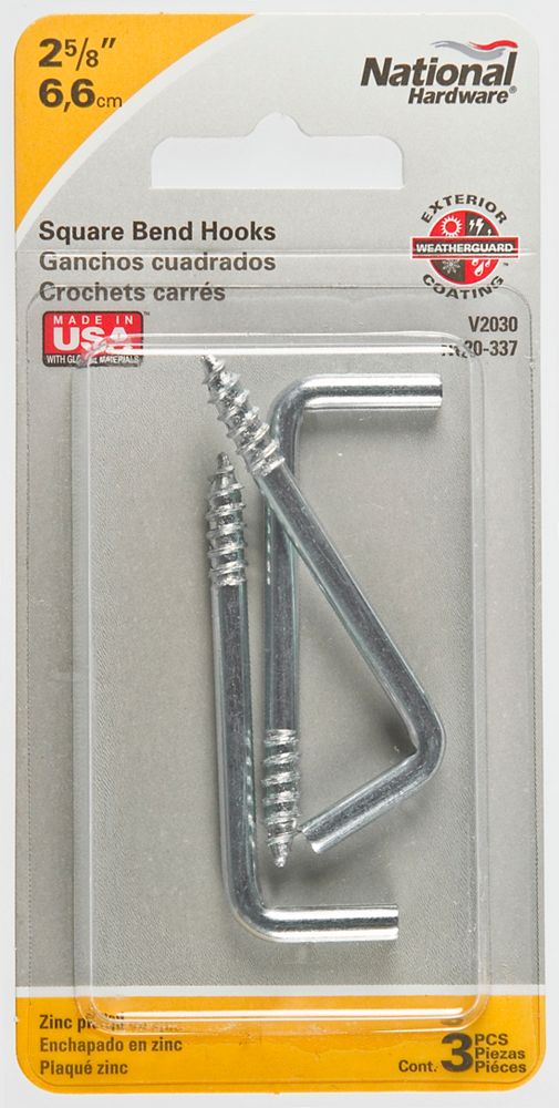 PackagingImage for Square Bend Hooks