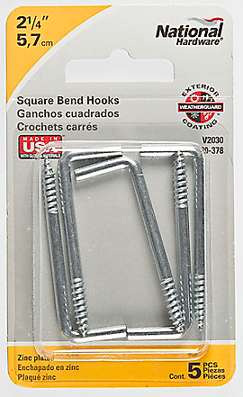 PackagingImage for Square Bend Hooks