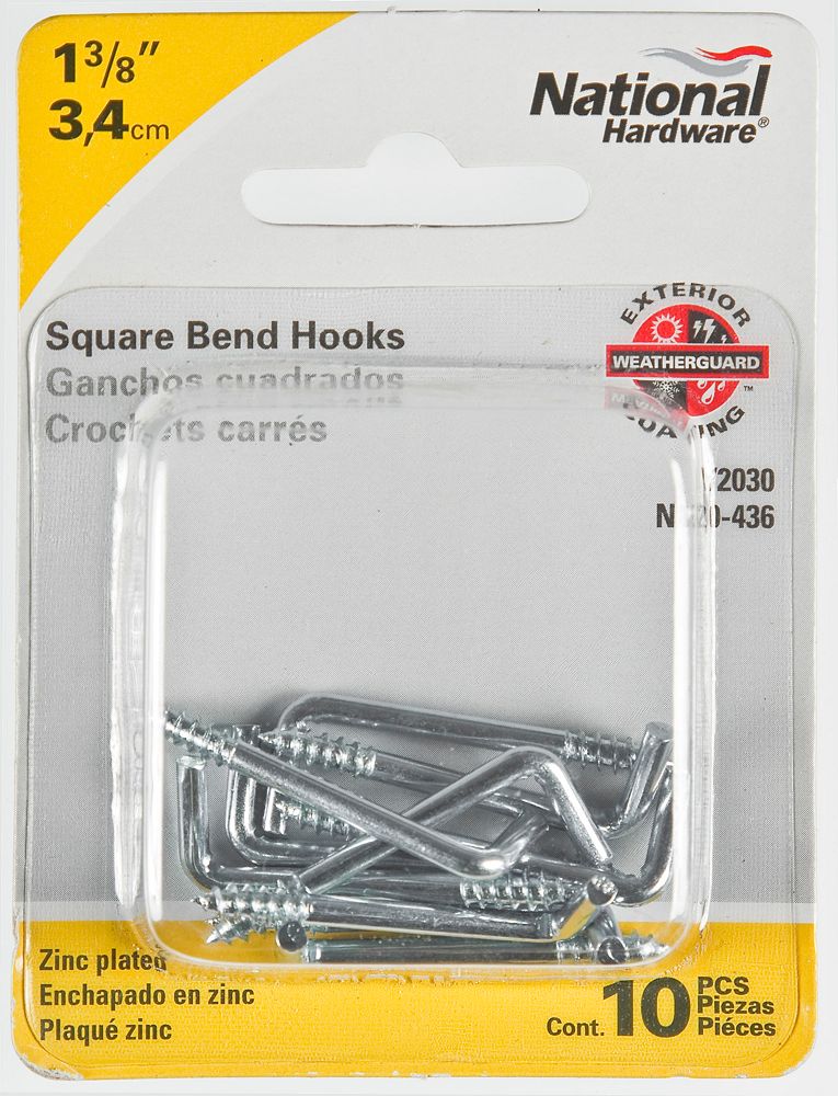 PackagingImage for Square Bend Hooks