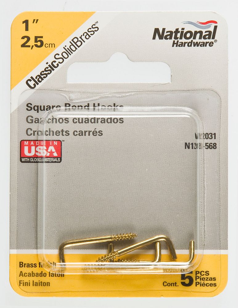 PackagingImage for Square Bend Hooks