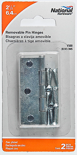 PackagingImage for Removable Pin Hinge