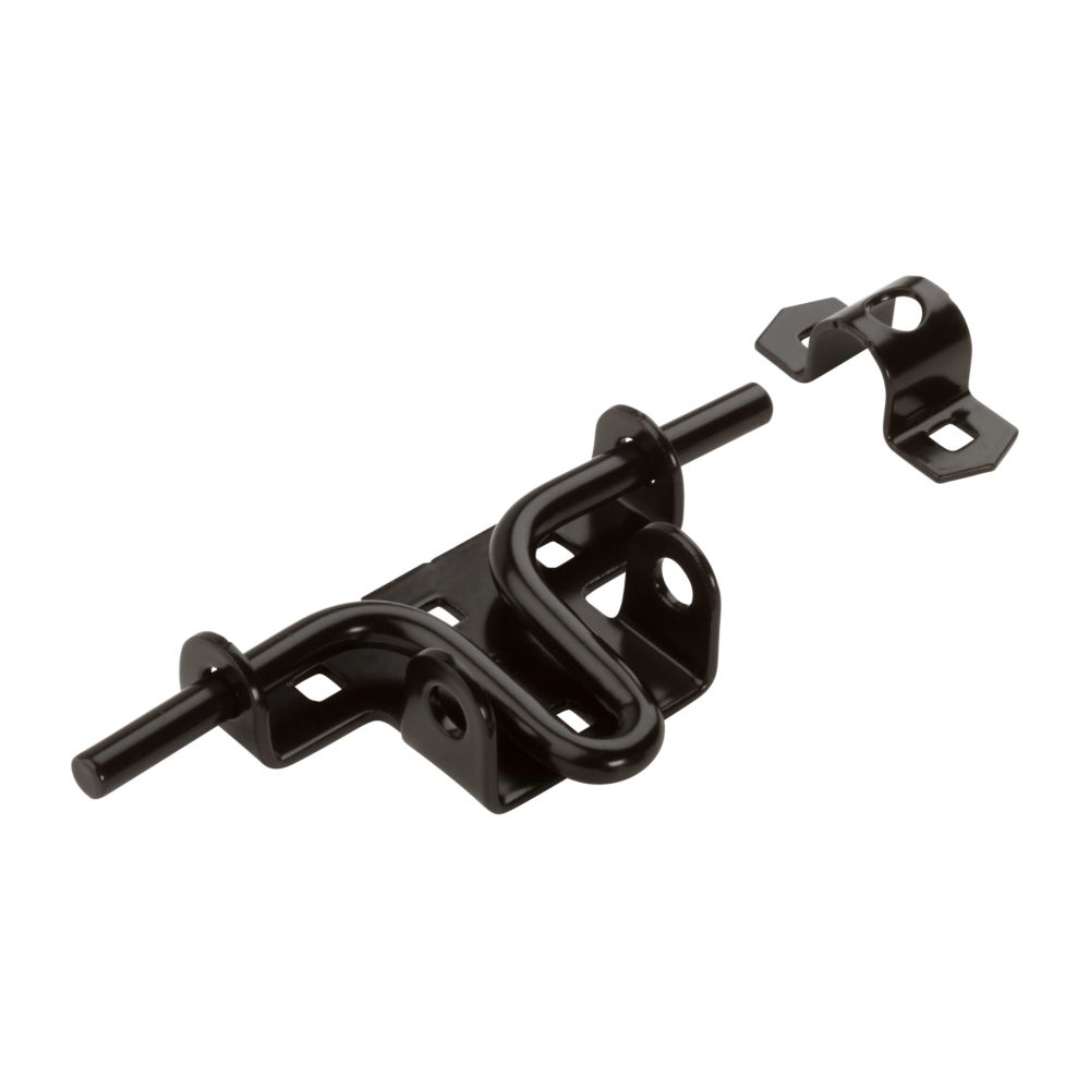  National Hardware N100-054 6 Spear Gate Hook Black Finish with  Weatherguard : Tools & Home Improvement