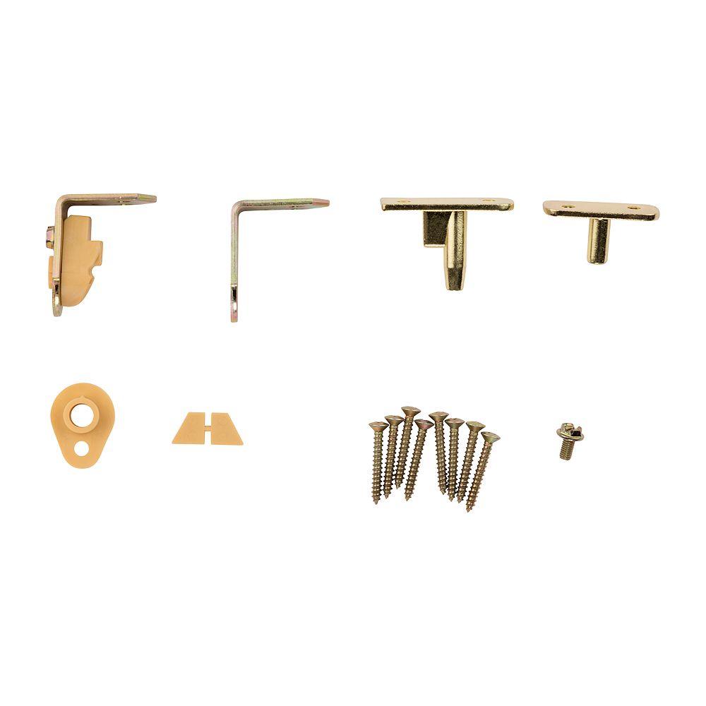 Swing N Stay® Café Door Hinge - Brass N173-823