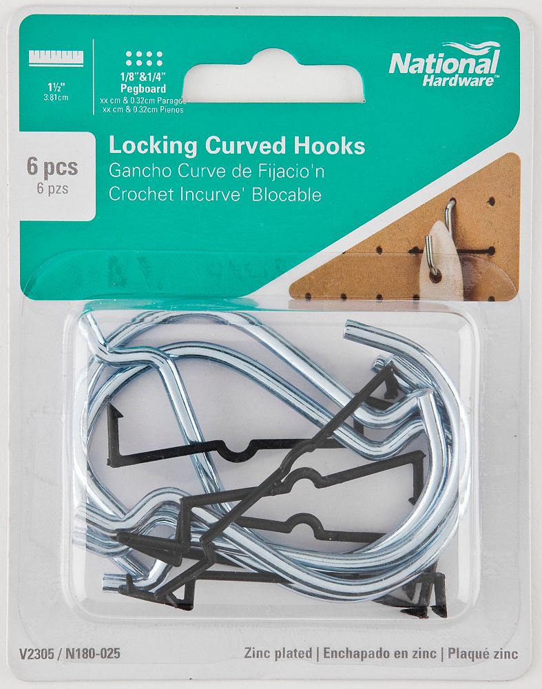 PackagingImage for Locking Curved Hooks