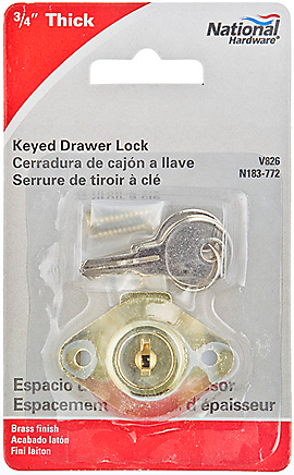 PackagingImage for Keyed Drawer Lock