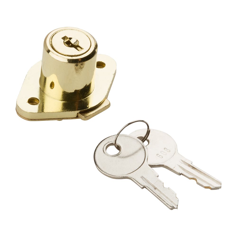 Clipped Image for Keyed Drawer Lock