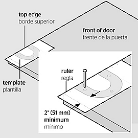 Supplementary Image for Decorative Interior Sliding Door Hardware Horseshoe