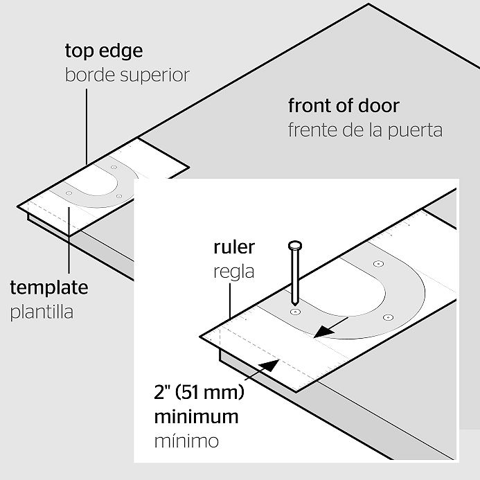 Supplementary Image for Decorative Interior Sliding Door Hardware Horseshoe