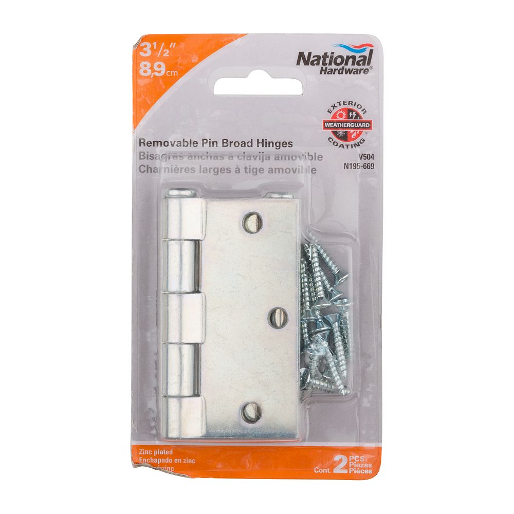 PackagingImage for Removable Pin Broad Hinge