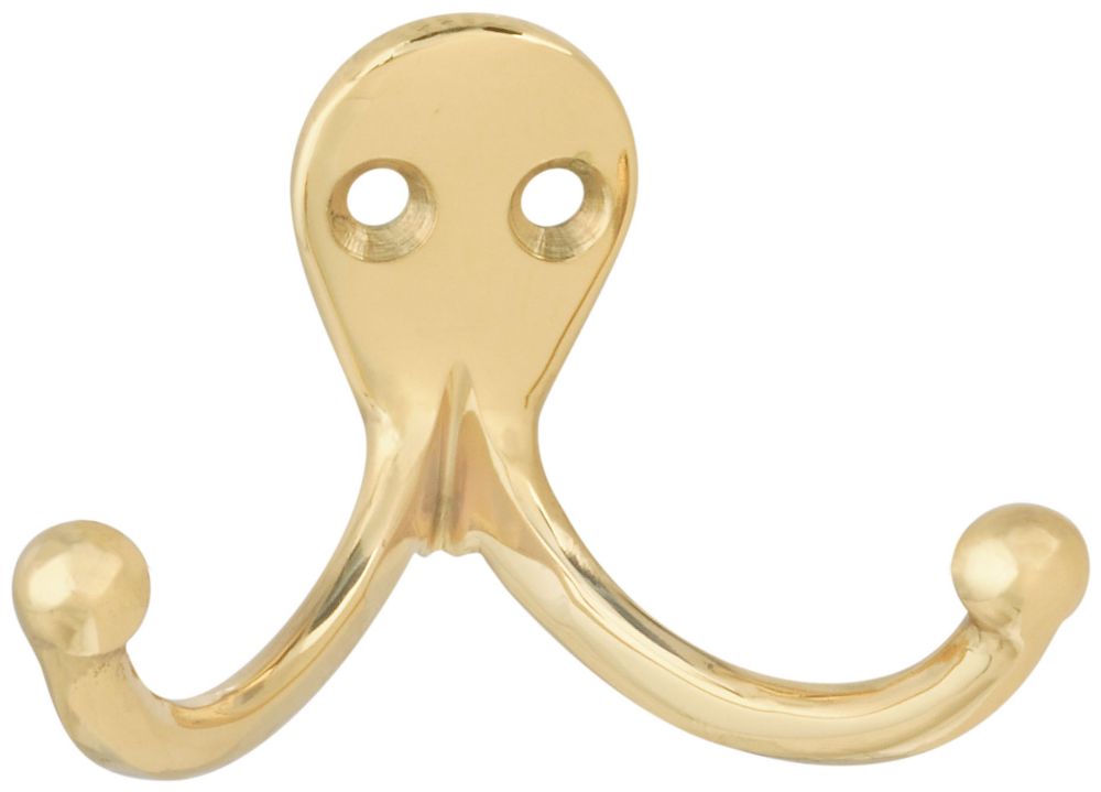 Coat & Hat Hook Solid Brass N198127 National Hardware