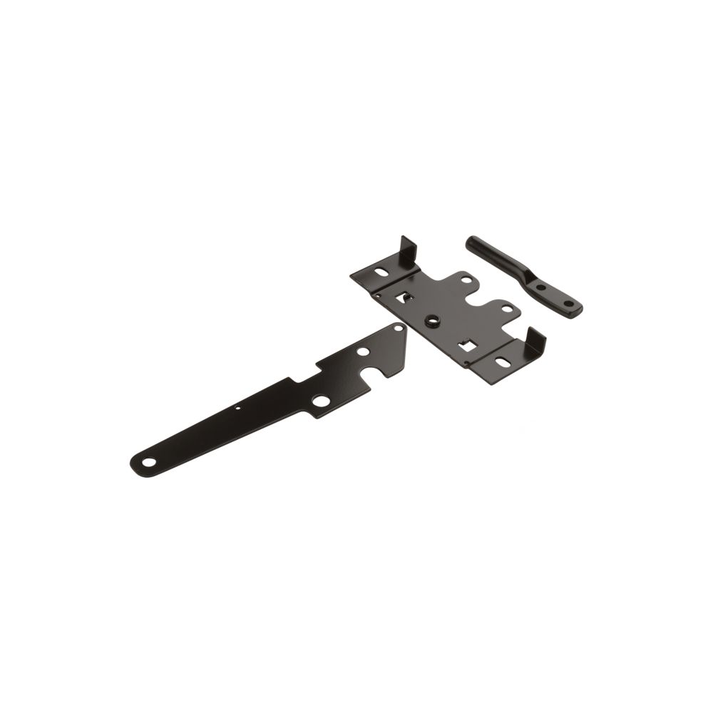 National Hardware N346-201 Lockable Gate Latch, 4-9/16, Black
